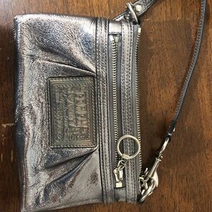 Coach “poppy” wristlet